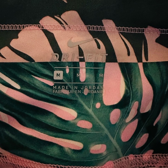 Nike Women's Printed Botanical Fast Crop Running Legging - Picture 6 of 6